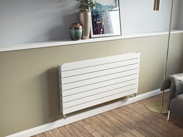 Eucotherm Mars Elegant Duo White Double Flat Panel Horizontal Radiator