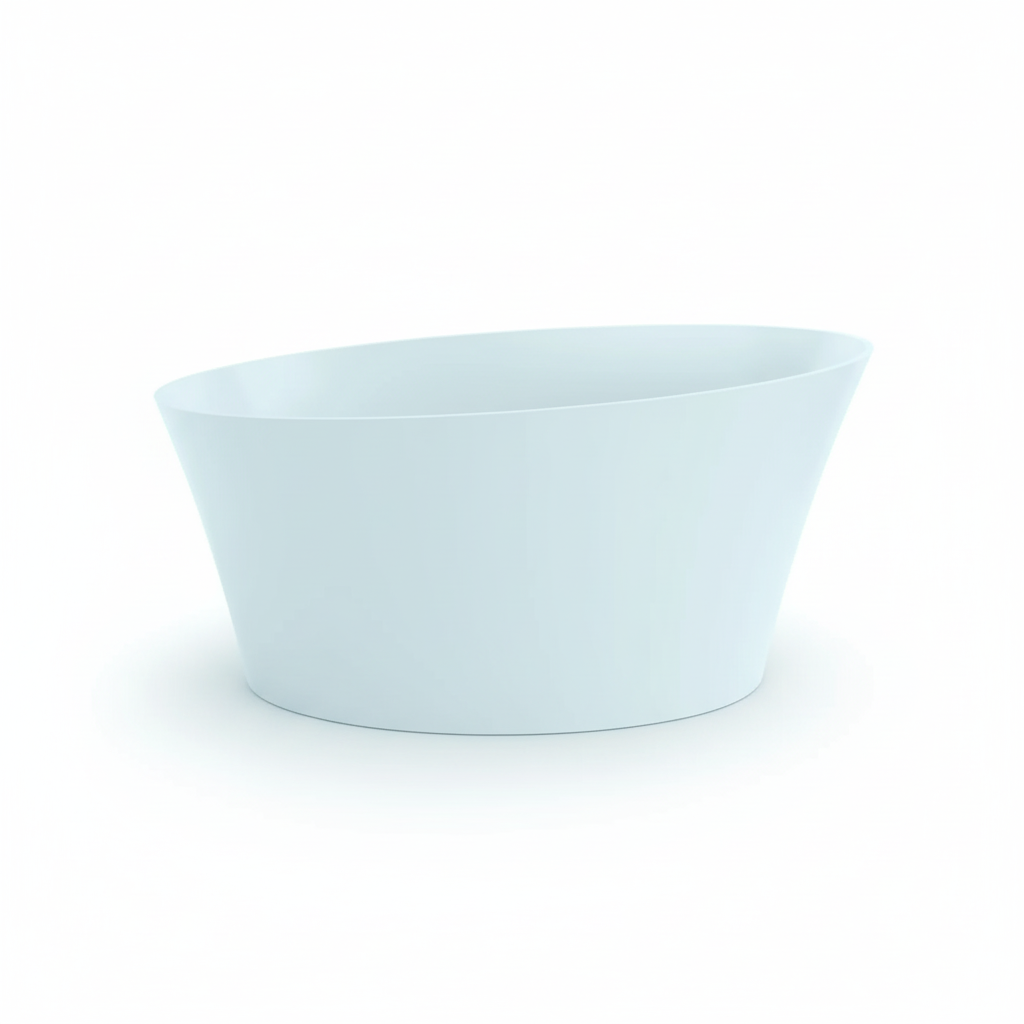 BC Designs - Delicata Freestanding Bath - Matt White