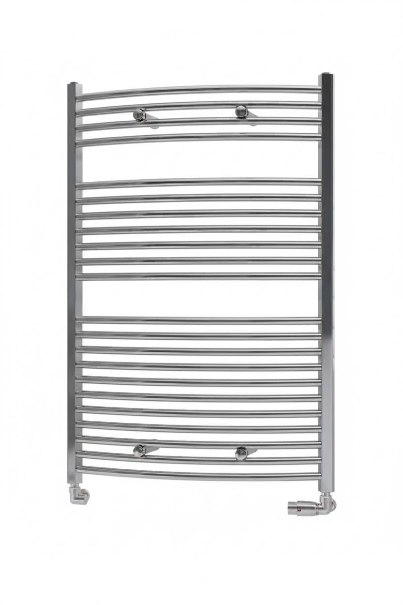 Enhanced chrome heated towel rail product image