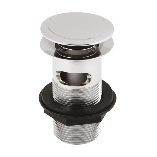 Hudson Reed Push Button Basin Waste Chrome