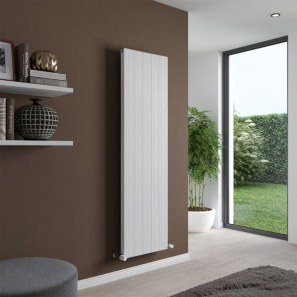 Eucotherm Ariel White Aluminium Vertical Radiator
