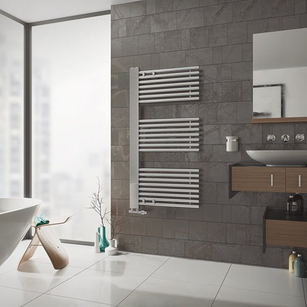 Eucotherm Ceres Chrome Ladder Towel Rail Radiator