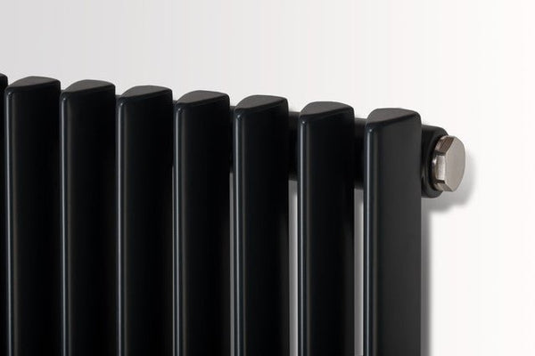 Eucotherm Corus 600 Single Anthracite Horizontal Triangle Tube Radiator