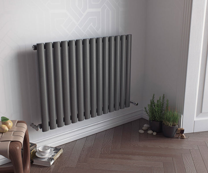 Eucotherm Corus Tube Duo Panel White Vertical Designer Radiator