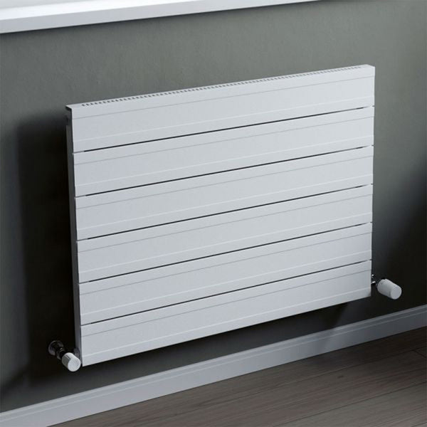 Eucotherm Deimos Aluminium White Horizontal Radiator