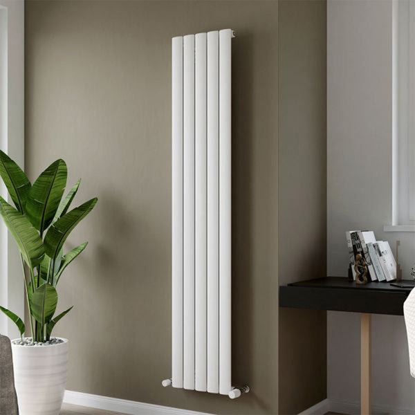 Eucotherm Delta White Aluminium Vertical Radiator