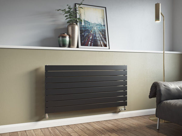 Eucotherm Mars Anthracite Single Flat Panel Horizontal Radiator