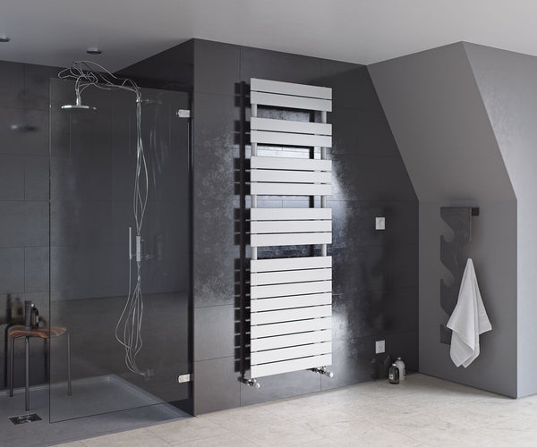 Eucotherm Mars Primus White Flat Panel Towel Rail Radiators