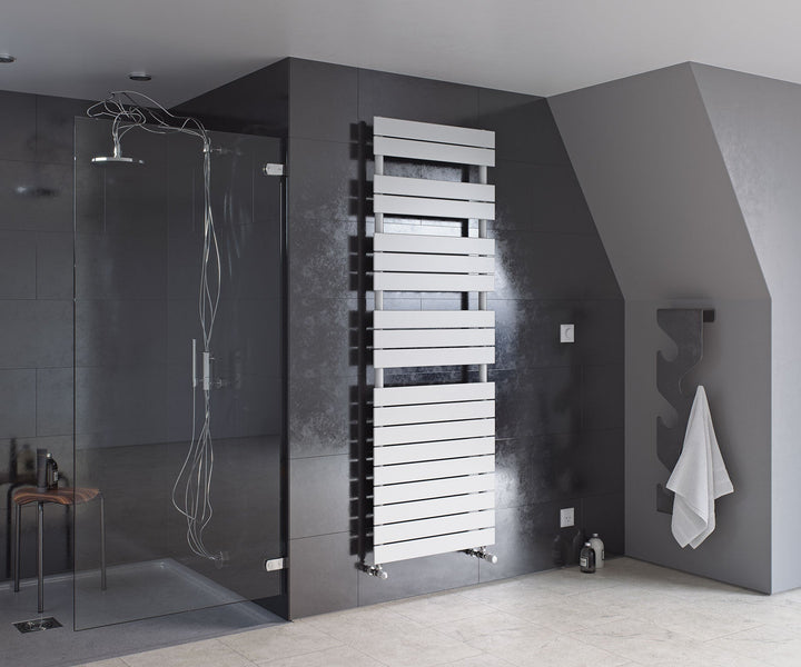 Eucotherm Mars Primus White Flat Panel Towel Rail Radiators