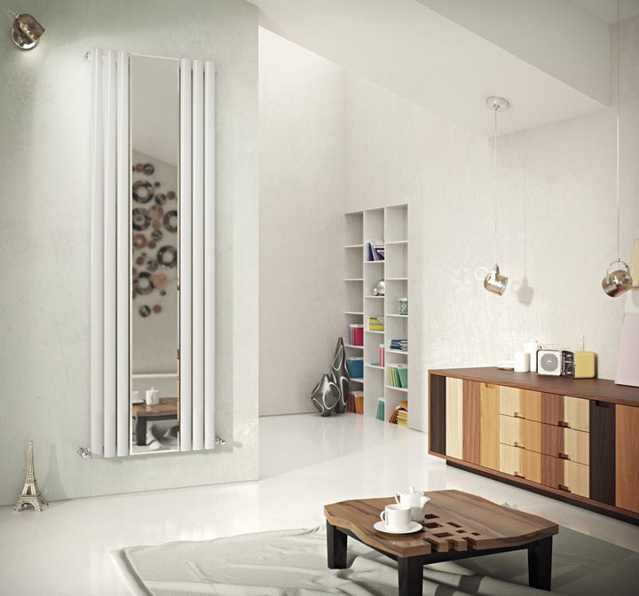 Eucotherm Nova Tube Single Panel Anthracite Vertical Designer Radiator