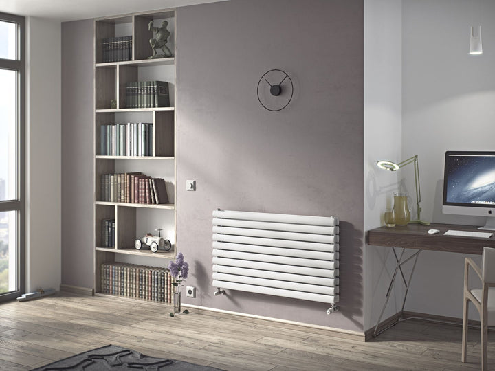 Eucotherm Nova Tube Single Panel Anthracite Vertical Designer Radiator