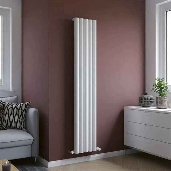 Eucotherm Orion White Vertical Designer Aluminium Radiators