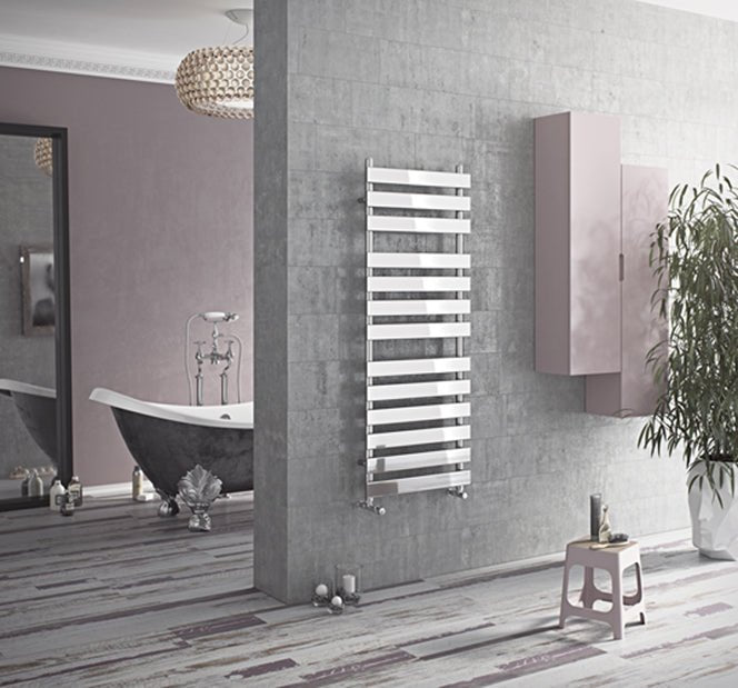 Eucotherm Primus Chrome Ladder Towel Rail Radiator