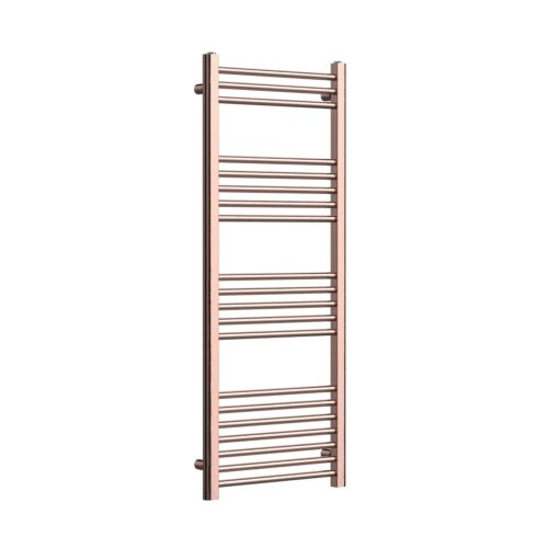 Evie DUEL FUEL Towel Rail (1400X500mm) - BRUSHED ROSE GOLD