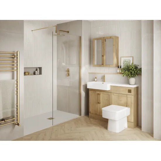 Fable 600mm Shaker Mirror Cabinet 50/50 - 180mm Deep