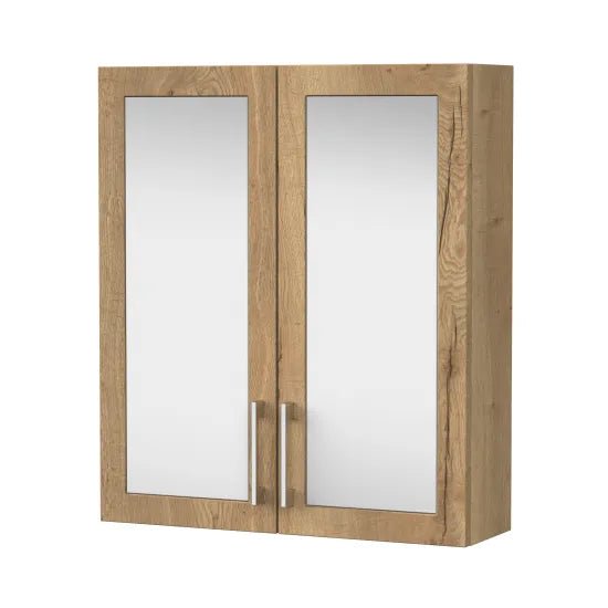 Fable 600mm Shaker Mirror Cabinet 50/50 - 180mm Deep