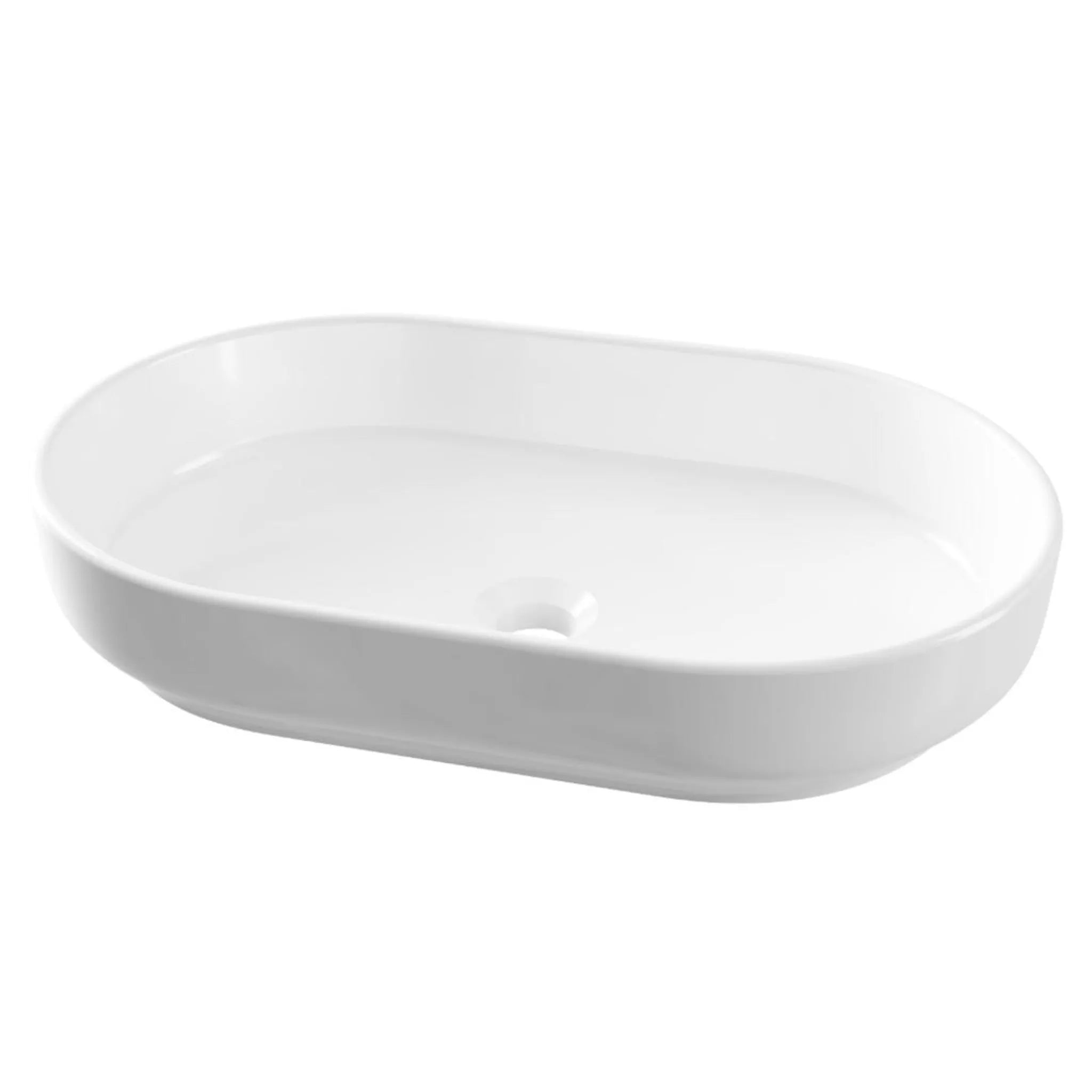 Eastbrook Linn 550x350mm Sit on Basin - White