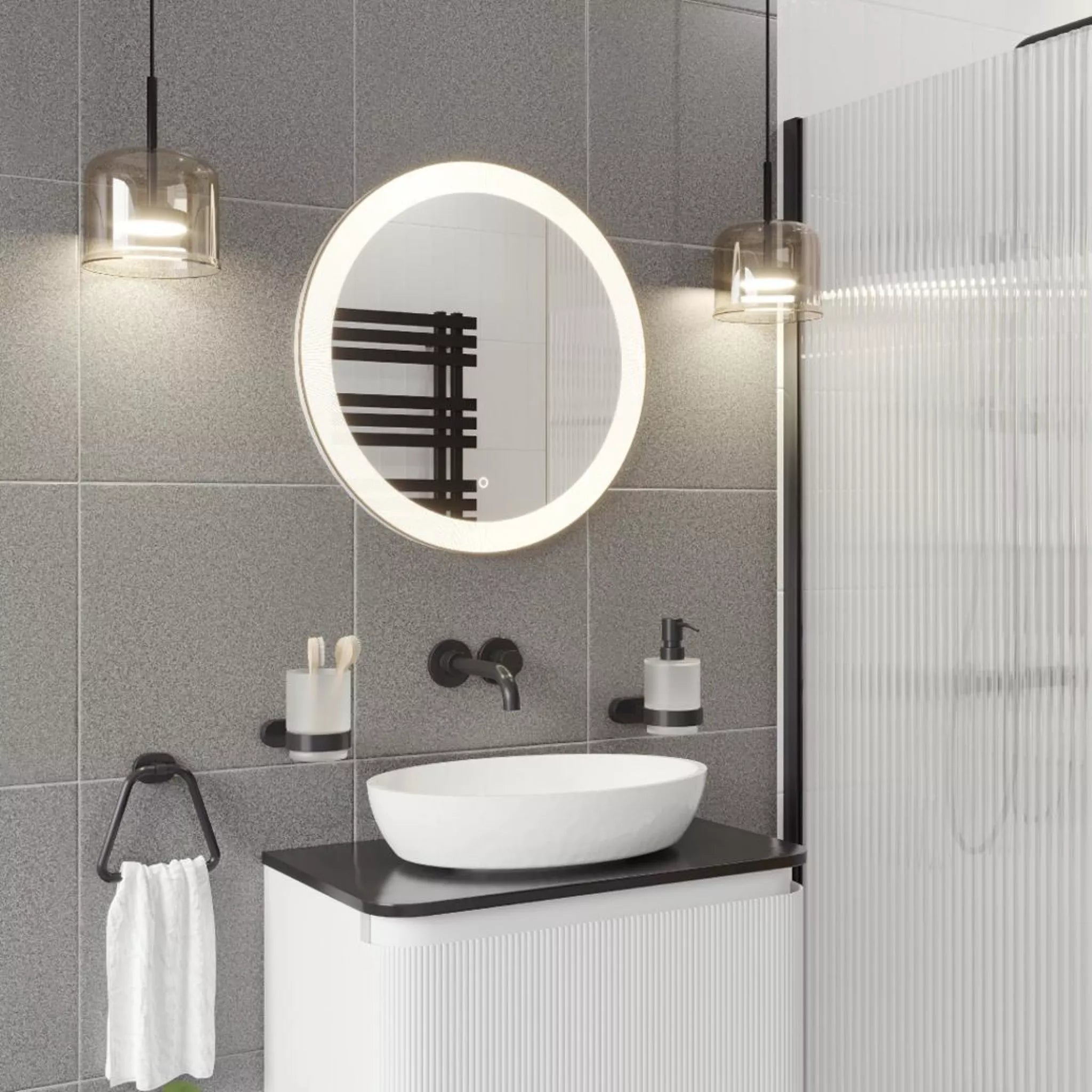 Eastbrook Cetona 600x600mm LED Bathroom Mirror