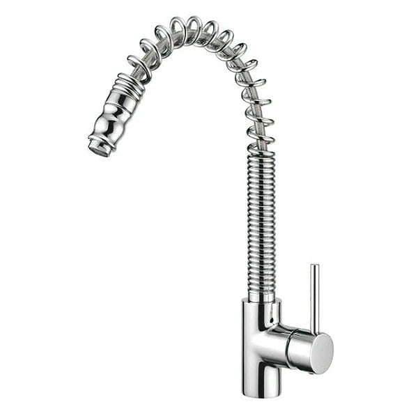 Francis Pegler Chef Chrome Mono Kitchen Sink Mixer Tap – Dual Lever, Swivel Spout