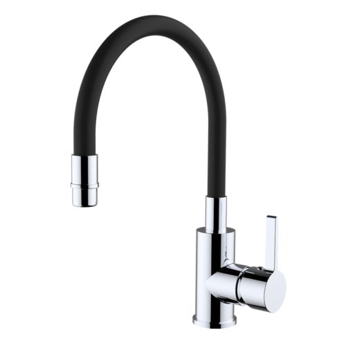 Grace Single Lever Kitchen Mixer - (Black)