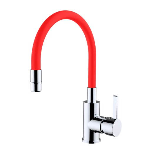 Grace Single Lever Kitchen Mixer - (Red)
