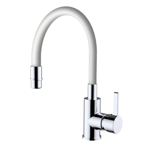 GRACE Single Lever Kitchen Mixer - (White)