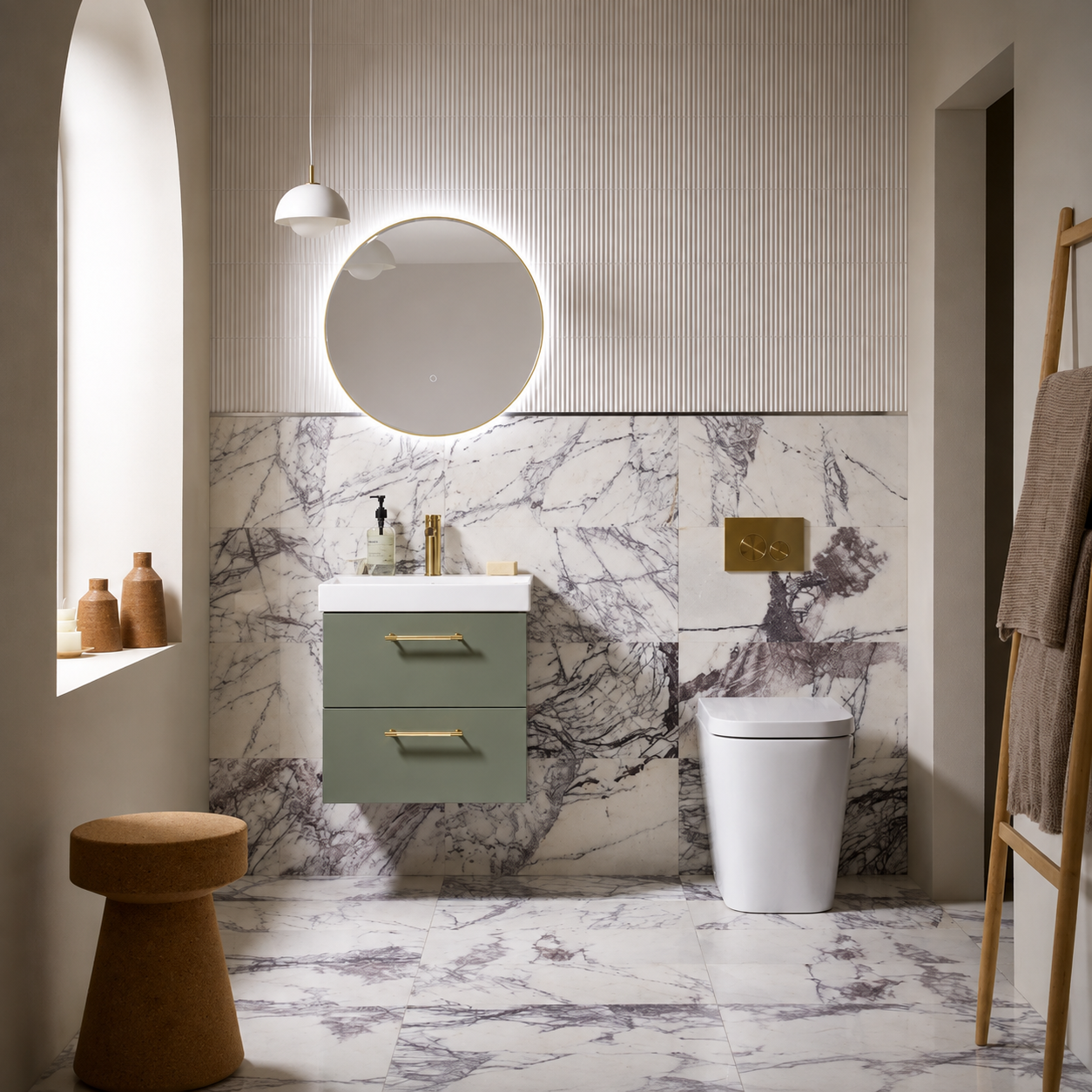 Tavistock - Cadence 500 Wall Mounted Unit -  Matt Laurel Green