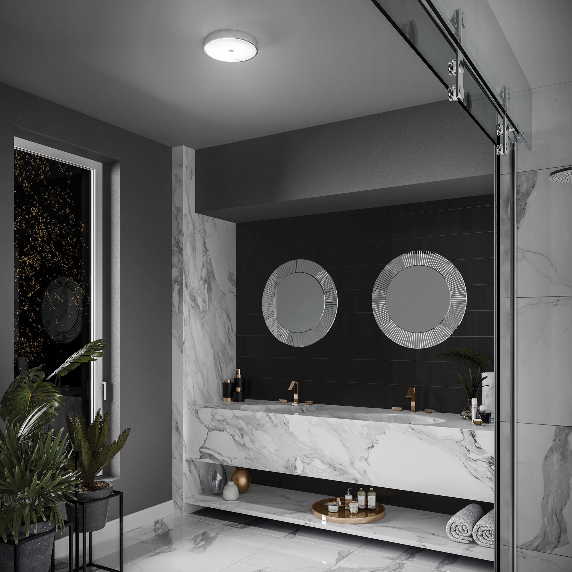 HIB Lumen Flush Ceiling Light