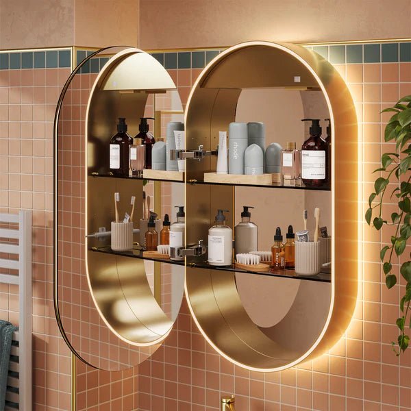 Hib - Romana LED Cabinet - Brushed Brass