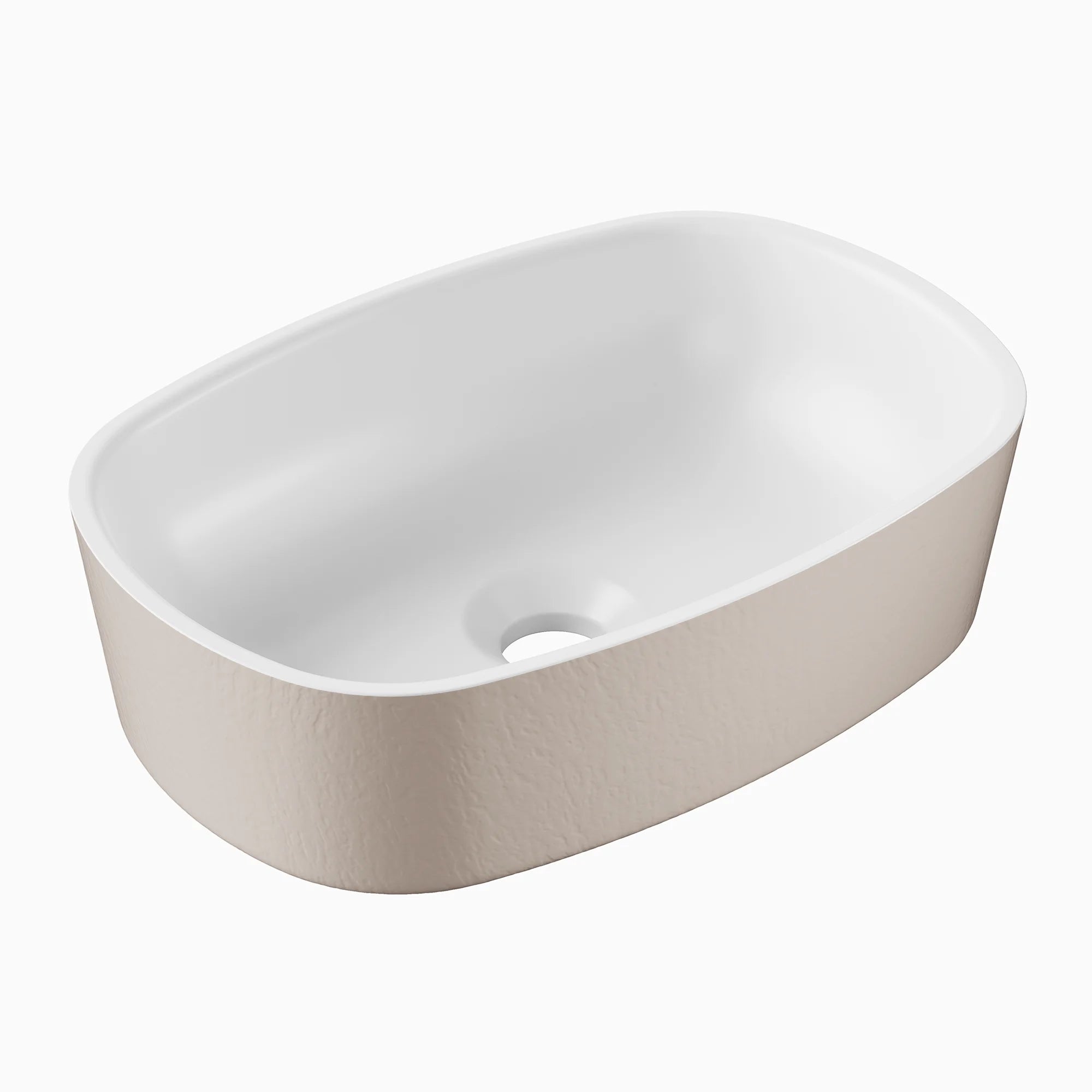 Hib Terra Vessel Basin - Beige Clay
