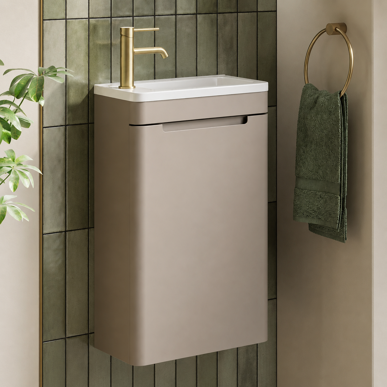 Hib - Arc Cloakroom Furniture - Terracotta Peach