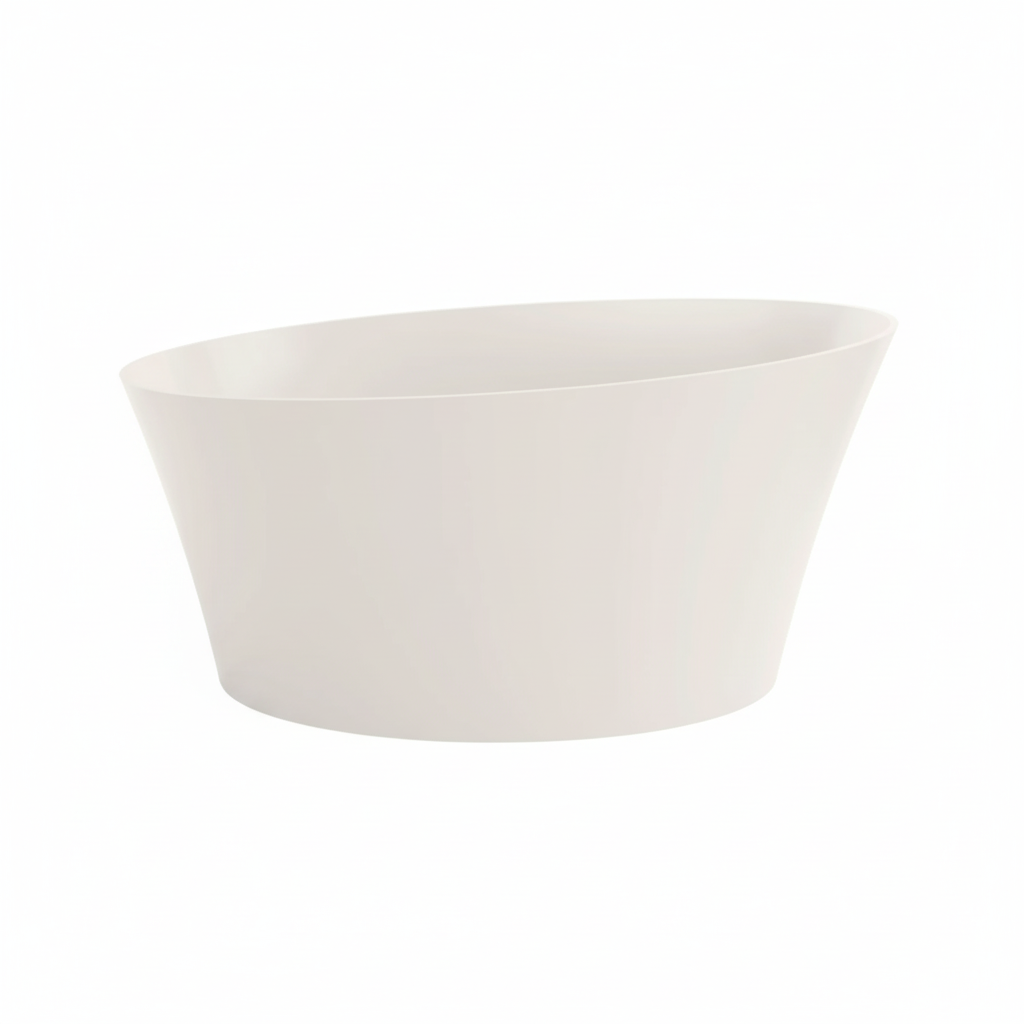 BC Designs - Delicata Freestanding Bath - Matt White