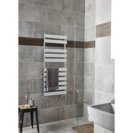 Nuie Piazza Heated Towel Rail 1200 x 500mm