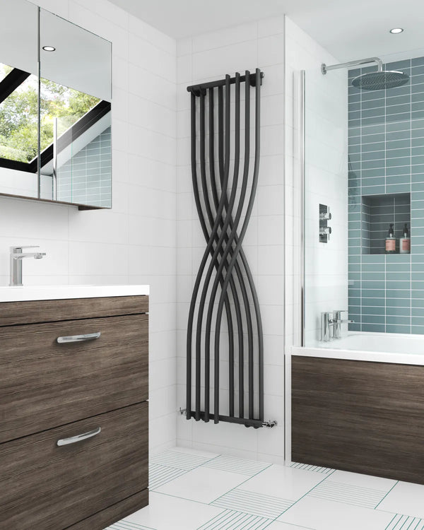 Hudson Reed Xcite Designer Radiator Anthracite