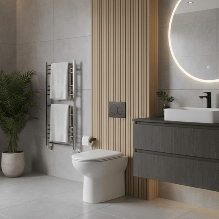 Hudson Reed Back To Wall Toilets Round Toilet Pan Including Seat