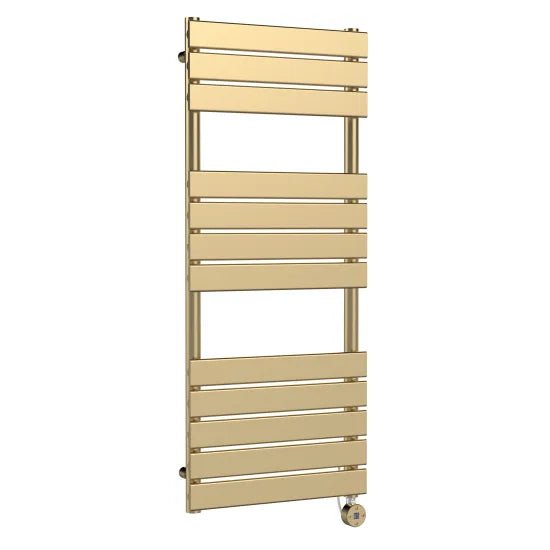 Hudson Reed Electric Square Flat Towel Rail with 12 Bars 1213mm x 500mm