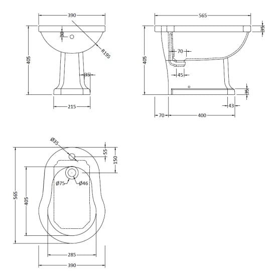Hudson Reed Richmond Bidet