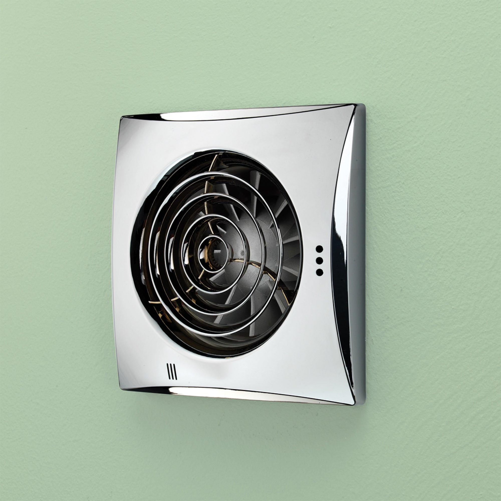 Hush Discreet Bathroom Extractor Fan - Chrome