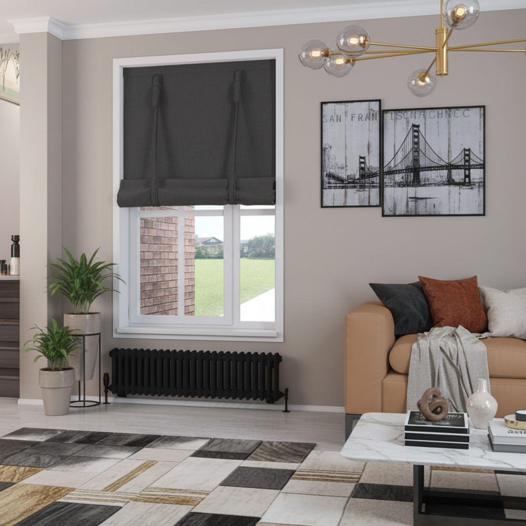 Improved anthracite radiator lifestyle image