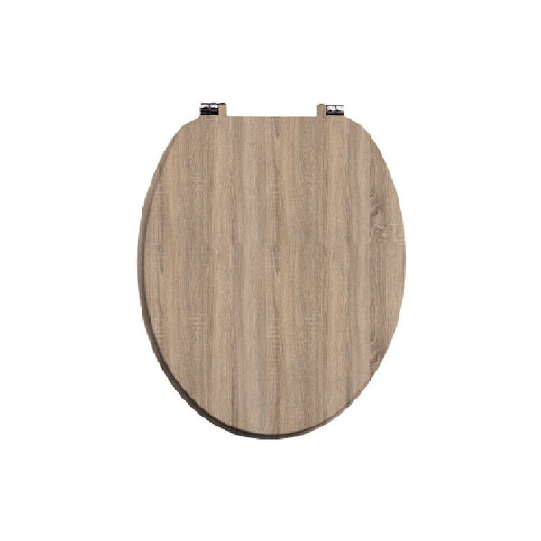 Iona Bardolino Driftwood Wooden Soft Close Toilet Seat