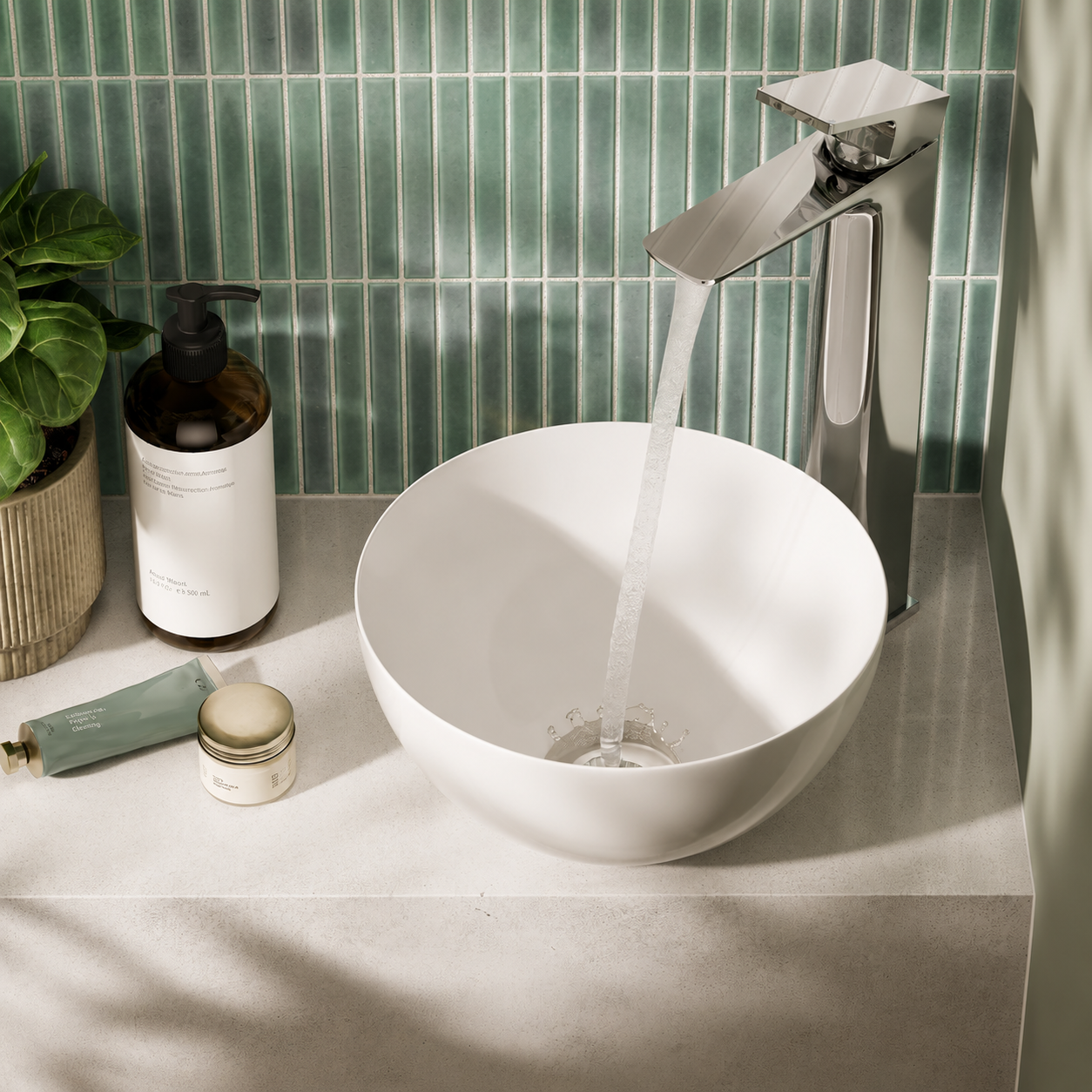 Hib - Ivy Ceramic Vessel Basin