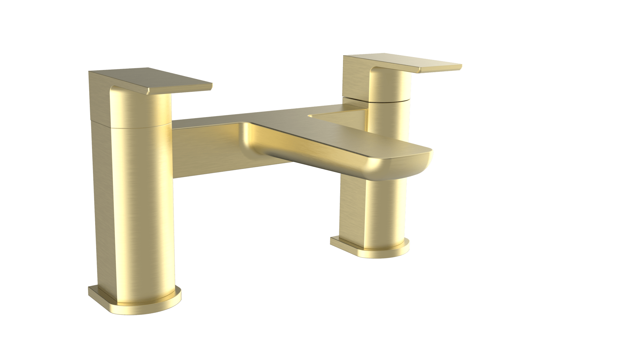 K - Vit Kolt Bath Filler Brushed Brass