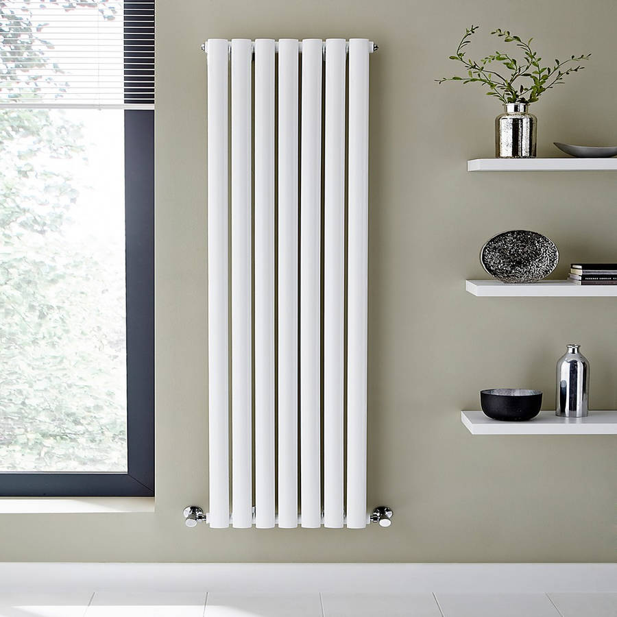 Kartell Aspen Steel White Single/Double Vertical Designer Radiators