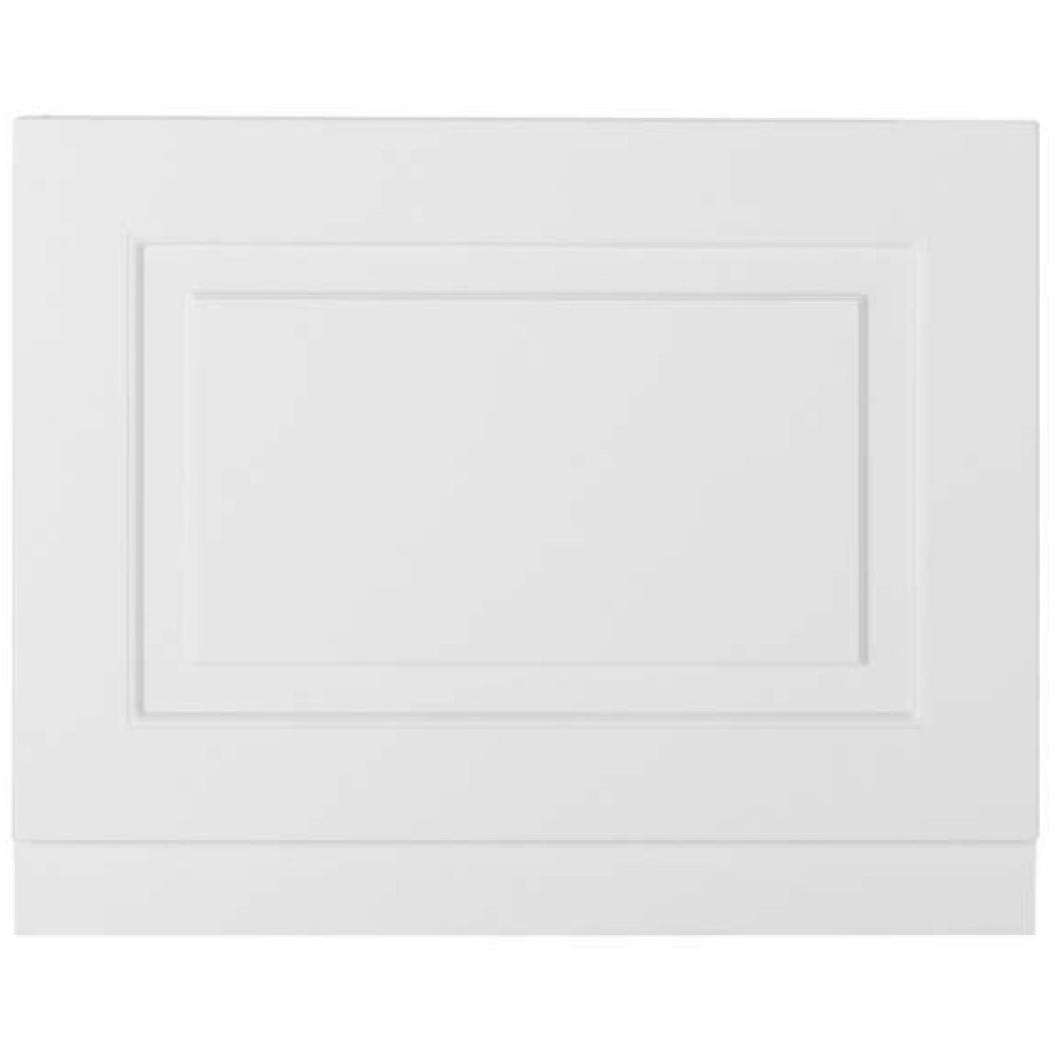 Kartell Astley 800mm End Bath Panel - Matt White