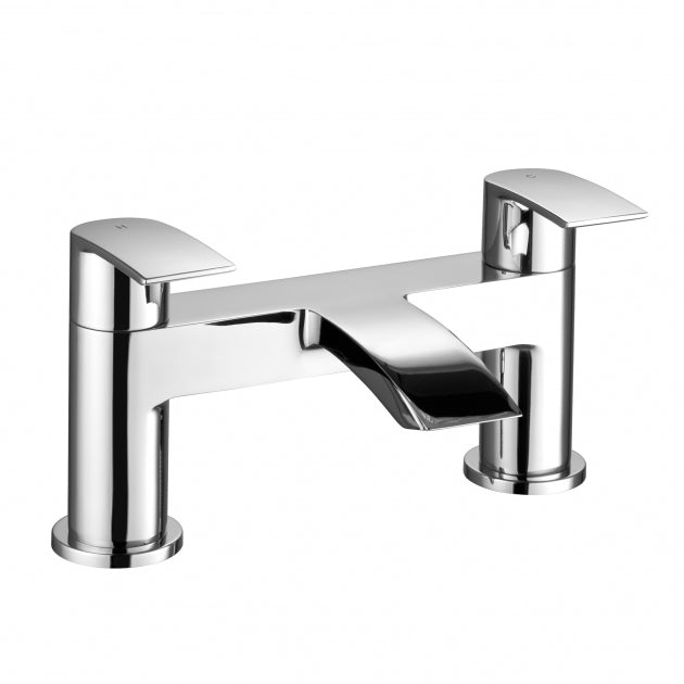 Kartell Brassware Curve Bath Filler Tap - Chrome