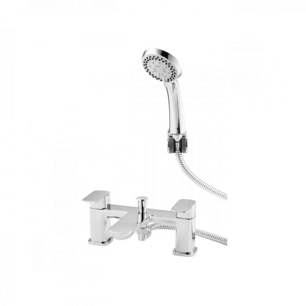 Kartell Brassware Visage Bath Shower Mixer Tap - Chrome
