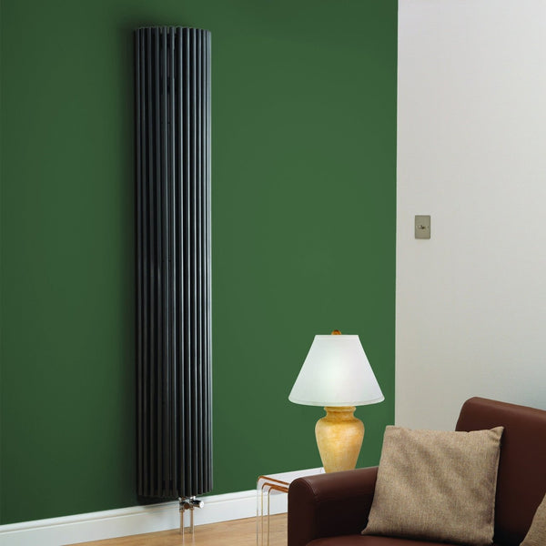 Kartell Cincinnati Steel Anthracite Vertical Designer Radiator - 2000mm x 351mm