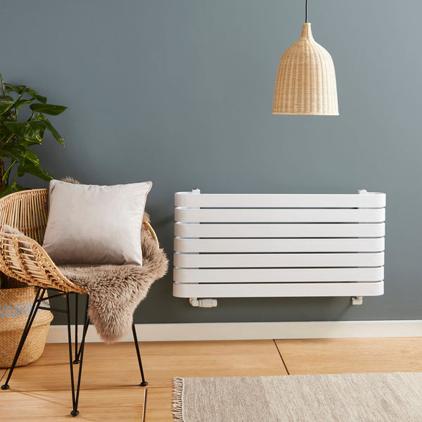 Kartell Denver White Horizontal Designer Rail Radiators