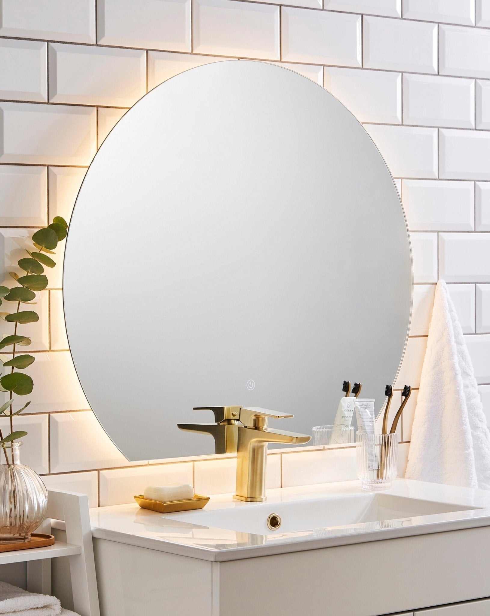 Kartell Eclipse 800x700mm Mirror