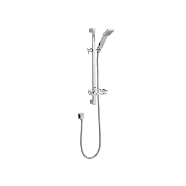 Kartell Element Thermostatic Concealed Mixer Shower With Adjustable Slide Rail Kit And Overhead Drencher